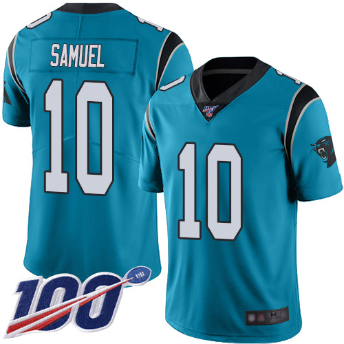 Carolina Panthers Limited Blue Youth Curtis Samuel Alternate Jersey NFL Football #10 100th Season Vapor Untouchable